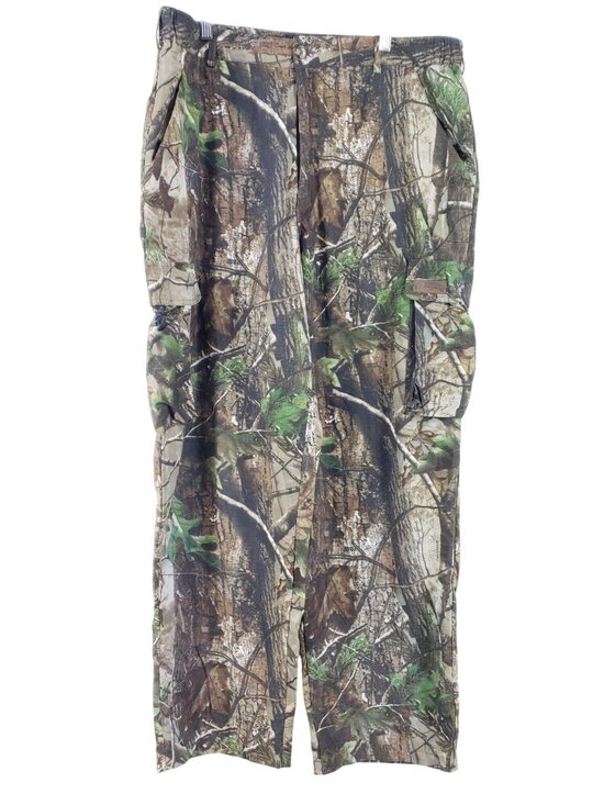 Field & Stream Other - Field & Stream Mens Large Camouflage Nylon Cargo Hunting Pants With Elastic Wais